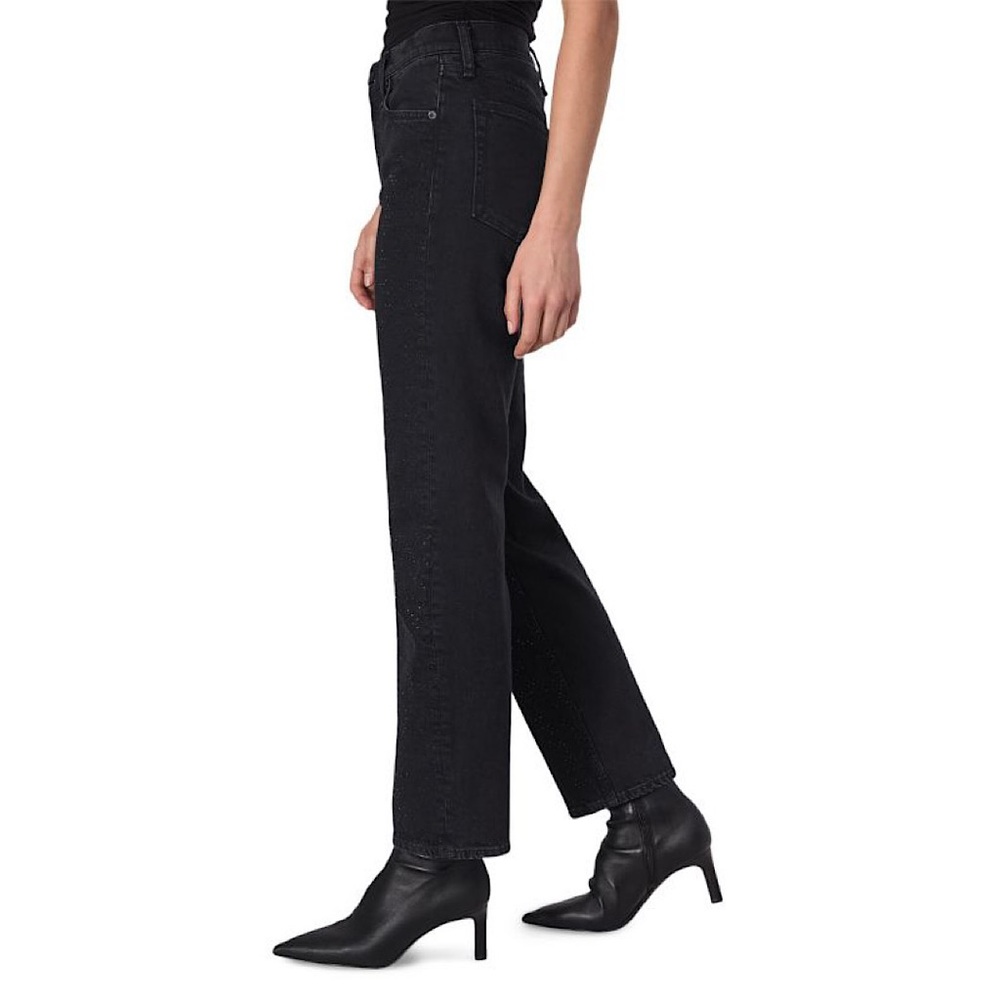 Rag & Bone Harlow Jewel Mid-Rise Ankle‎ Jeans Black 25 - Picture 4 of 11
